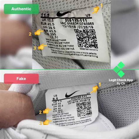 visa fake nike|how to check if nikes are legit.